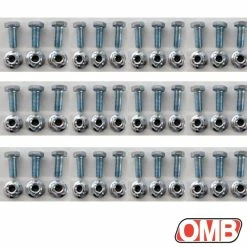 Hot Sale 👏 OMB Warehouse Set Of (36) Shear Pins Bolts Lock Nuts For Honda HS1132 HS928 HS828 HS724 HS624 ✨