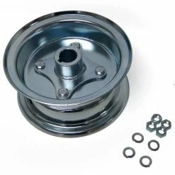 Discount 😍 AZUSA (2) 6" Go Kart 1" Live Axle Wheel - Split Steel 2pc Rim - Mini Bikes Drift Trikes 😀