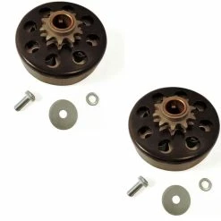 Hot Sale 🤩 OMB Warehouse (2) Hilliard Extreme Mini Bike Go Kart Clutch - #41 Chain 3/4" Bore 10 Tooth ❤️