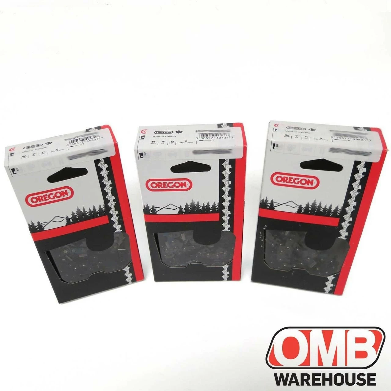 New π₯ (3) Loops 24" Bar Oregon Chain 73JGX084G .058 Gauge 3/8" Pitch - 84 Drive Links βοΈ