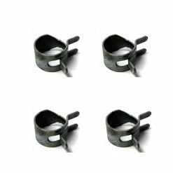 Coupon ⭐ (4) Tecumseh 26460 OEM Gas Line Fuel Hose Clamps MiniBike Snow Blower Lawn Mower 😀