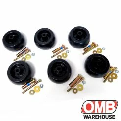 Promo 🔥 Rotary Corp (6) Six Deck Wheels Plastic Compatible With Ex-Mark 103-3168 103-4051 Exmark 😍