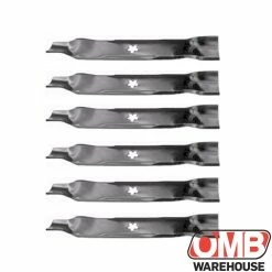 Best deal ⌛ Rotary Corp Set Of (6) 46" Lawnmower Blades Compatible With AYP/Sears 163819 & 152443 Poulan ⭐