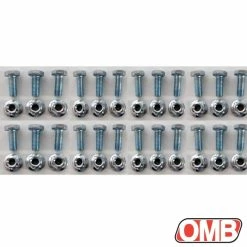Promo 👏 OMB Warehouse (24) Shear Pins Bolts Locking Nuts Replaces For Honda HS1132 HS928 HS828 HS724 H 🔥