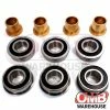 Hot Sale ❤️ OMB Warehouse Vintage Bearings & Bronze Bushings Fits Bonanza Mini Bike BC MX Rebuild Kit 😀