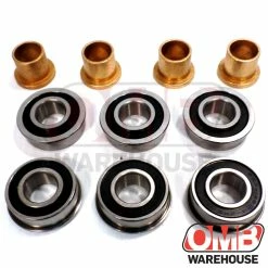 Hot Sale ❤️ OMB Warehouse Vintage Bearings & Bronze Bushings Fits Bonanza Mini Bike BC MX Rebuild Kit 😀