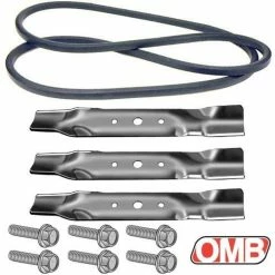 Cheap 🤩 OMB Warehouse 48" Deck Kit Replaces GY21087 Belt & Blades Fits John Deere L120 L130 L2048 L2548 ✨