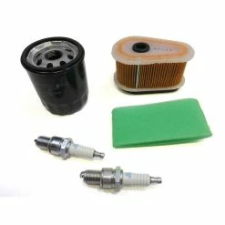 Cheap ❤️ OMB Warehouse Home Maintenance Kit Air Filter Spark Plugs Fits John Deere 14SC 14SX JX85 LG235 😉
