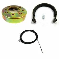 Deals 😍 OMB Warehouse 4" Band Brake Drum Kit W/cable Go Karts Mini Bikes Drift Trike 🔔