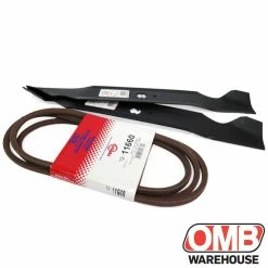 Cheap ❤️ OMB Warehouse 42 Deck Kit Belt & Blades For Cub Cadet MTD LTX1040 LTX1042 942-04308 954-04060B 🤩
